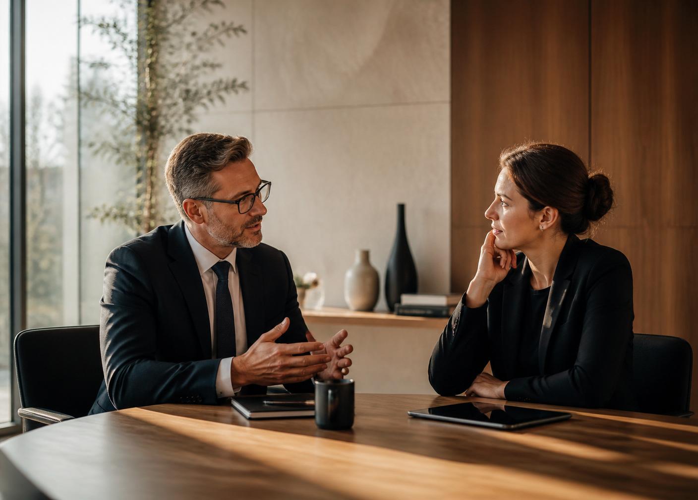 Devenest partners in a strategy session
